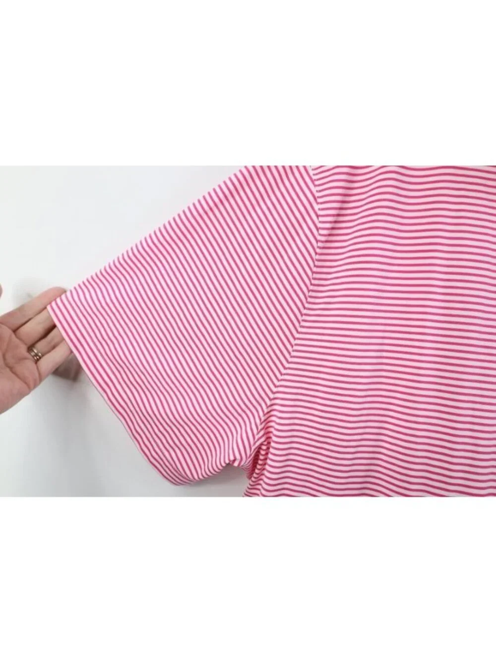 Nike Golf Mens 2XL XXL Performance Knit Striped Stretch Collared Golf Polo Shirt